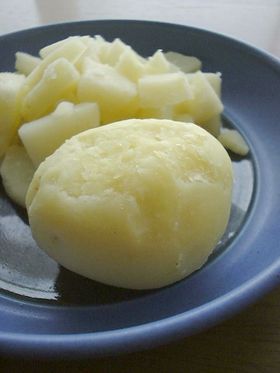 電子レンジで少しエコ~じゃがいもの茹で方